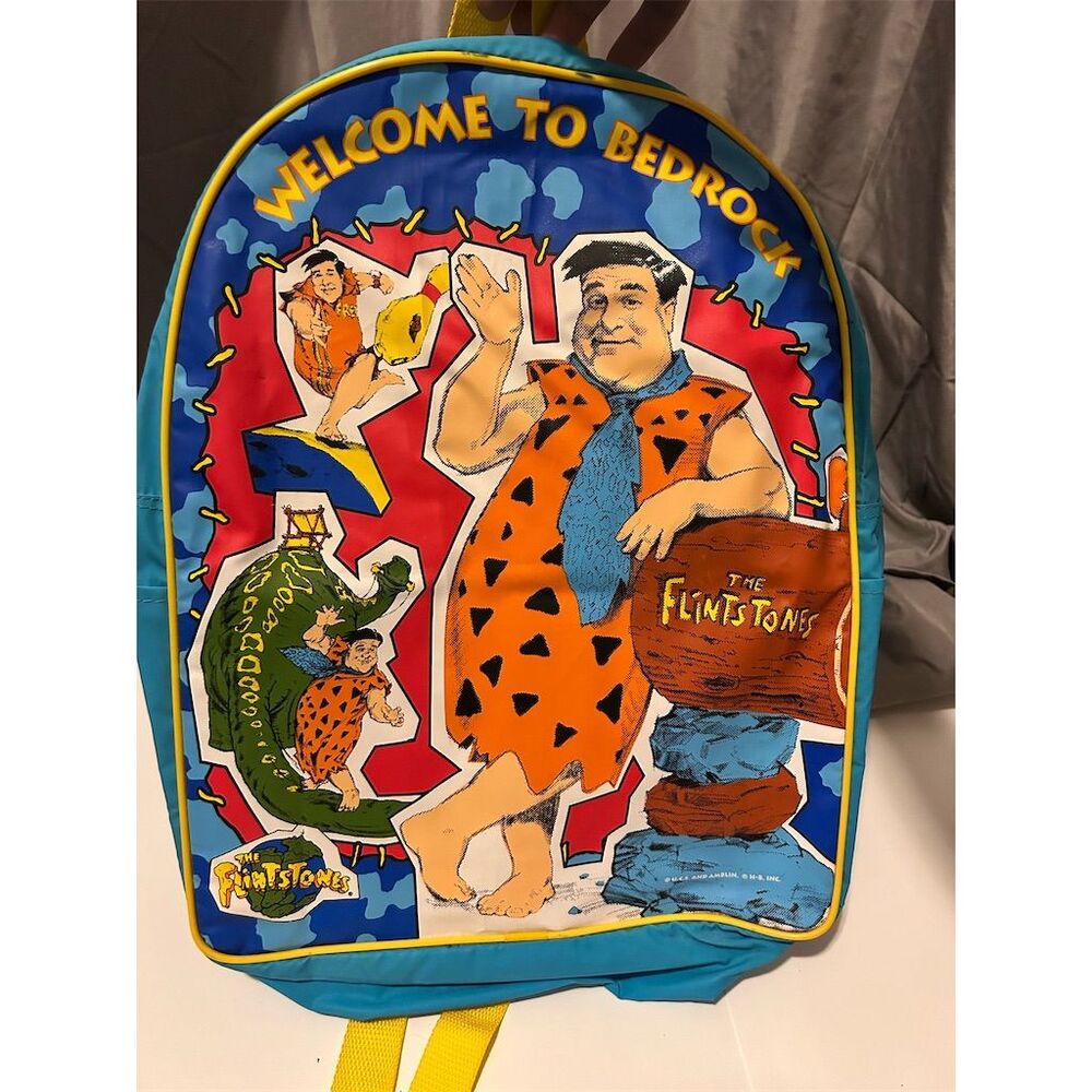 The Flintstones Kids Backpack "Welcome to Bedrock" Multicolor Medium